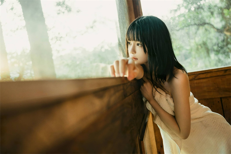 清纯COSER桜桃喵(樱桃小花喵)图片分享,小娇妻告诉你狼来了