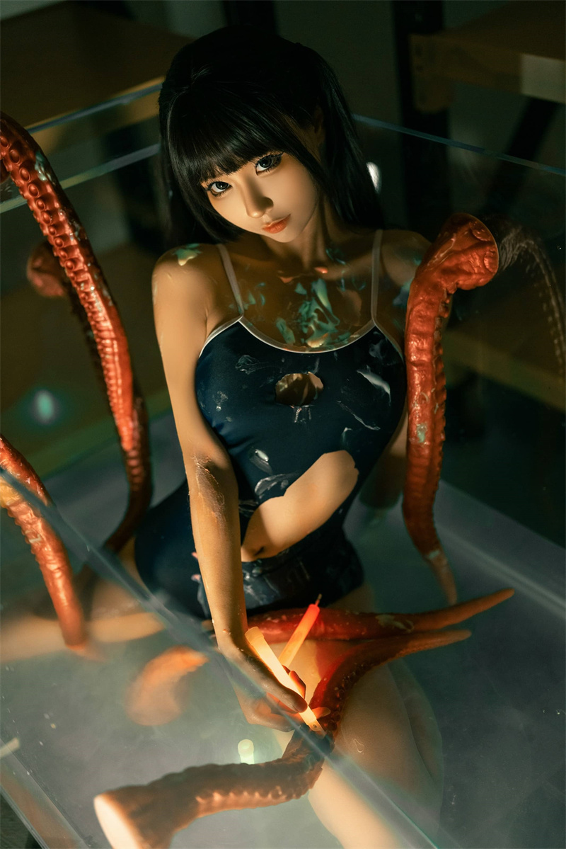 Cosplay女神蠢沐沐作品合集分享,带创可贴的地铁任务了解下