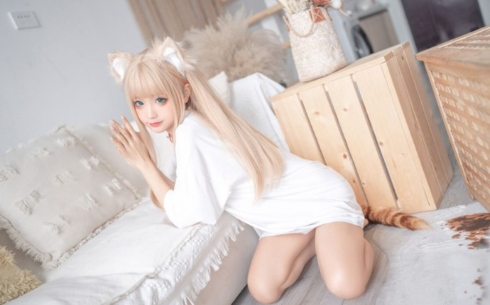 萌系coser蠢沫沫全部作品分享，这反差感让人无法自拔