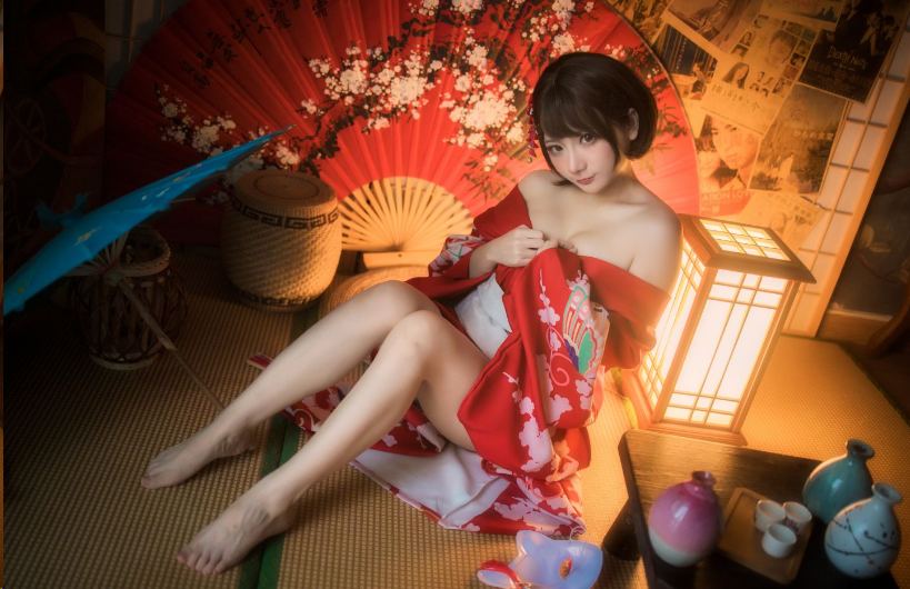 是三不是世w《和服》浴袍,精品cos作品赏析插图2 是三不是世w《和服》浴袍,精品cos作品赏析