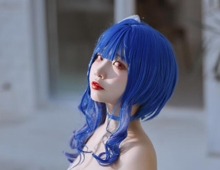 二佐Nisa【热辣泳装夏日妖精】碧蓝航线圣路易斯泳装cos作品赏析插图3 二佐Nisa【热辣泳装夏日妖精】碧蓝航线圣路易斯泳装cos作品赏析