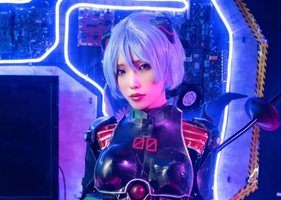 eliza喵喵小姐姐cos《绫波丽》完美还原，28p作品赏析