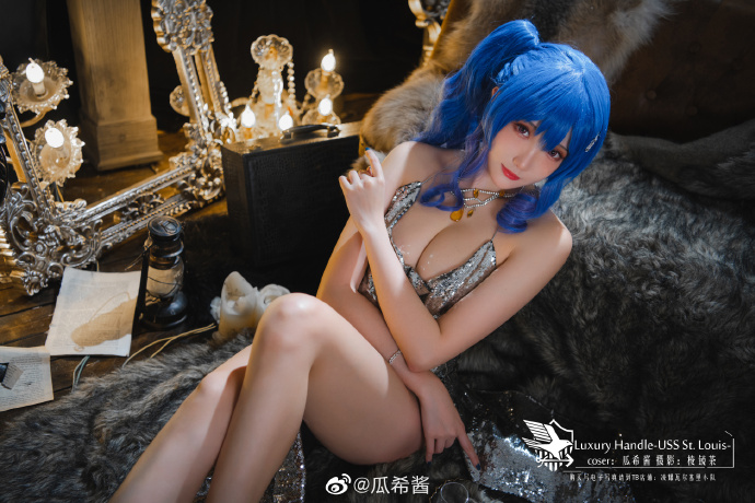 碧蓝航线@瓜希酱 cos 作品[瓜希酱_圣路易斯 COS 图集]
