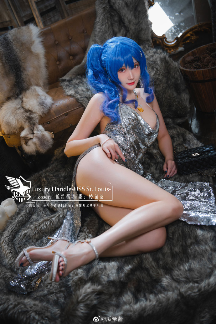 碧蓝航线@瓜希酱 cos 作品[瓜希酱_圣路易斯 COS 图集]