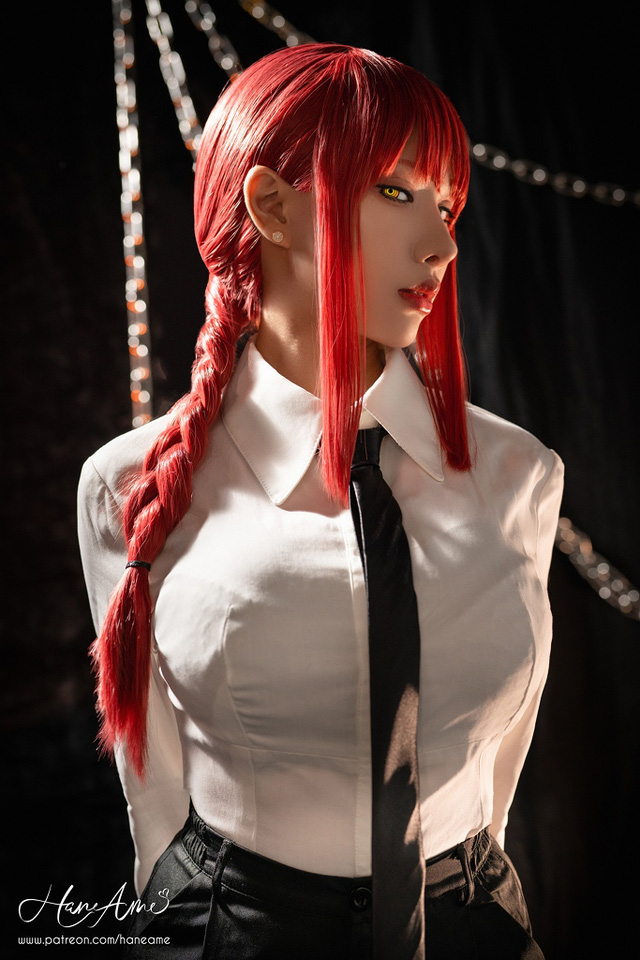 雨波HaneAme cos“链锯美人”玛奇玛 [雨波_HaneAme cos 作品]
