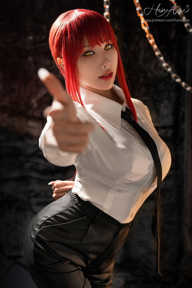 雨波HaneAme cos“链锯美人”玛奇玛 [雨波_HaneAme cos 作品]