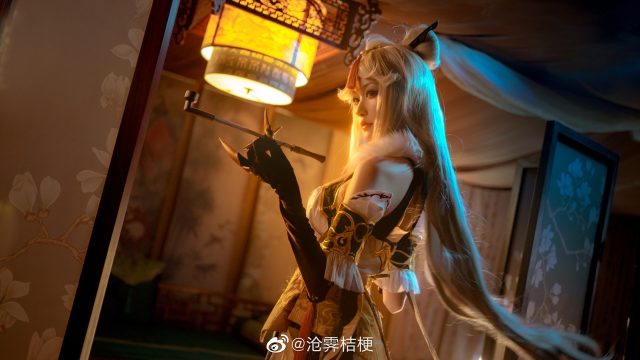 沧霁桔梗cos作品 | 沧霁桔梗在《原神Impact》cos凝光