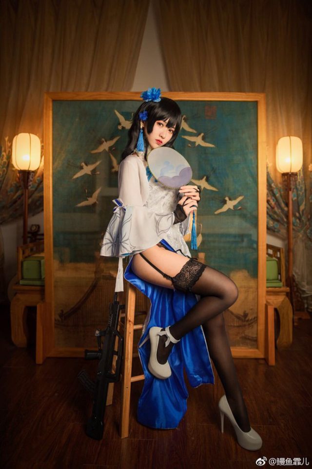 鳗鱼霏儿cos“旗袍版” 95式少女前线 [鳗鱼霏儿cos作品]