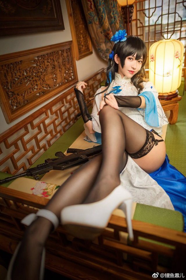 鳗鱼霏儿cos“旗袍版” 95式少女前线 [鳗鱼霏儿cos作品]