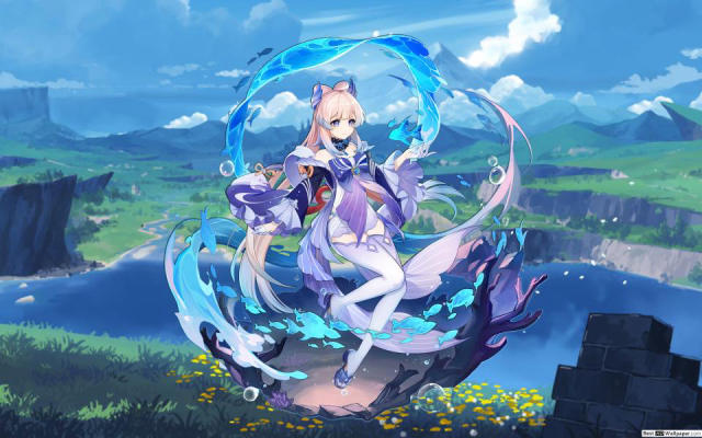 水淼aqua cos珊瑚宫心海 | 水淼aqua《原神 Impact》cos图集 水淼aqua cos珊瑚宫心海 | 水淼aqua《原神 Impact》cos图集