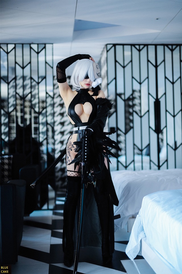 女coser&游戏玩家cos《尼尔》主角:9S cosplay 女coser&游戏玩家cos《尼尔》主角:9S cosplay