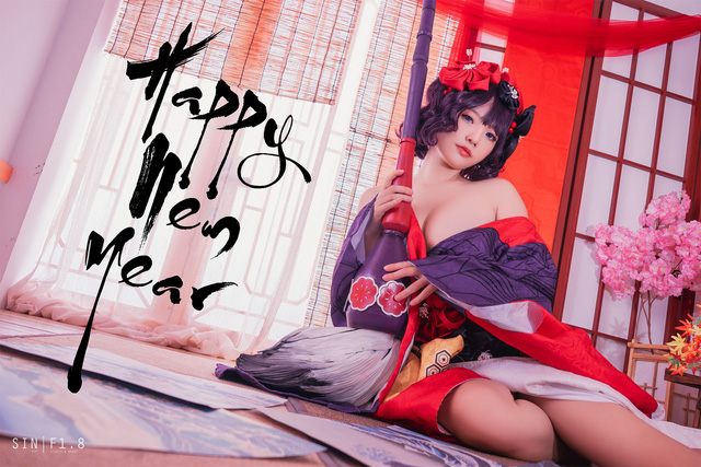 Messie Huang在Fate/Grand Order COS葛饰北斋之女葛饰应为 Messie Huang在Fate/Grand Order COS葛饰北斋之女葛饰应为