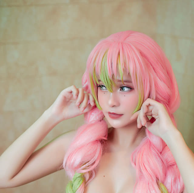 Azami@鬼灭之刃cos图集 | Azami COS甘露寺蜜璃,可爱迷人 Azami@鬼灭之刃cos图集 | Azami COS甘露寺蜜璃,可爱迷人