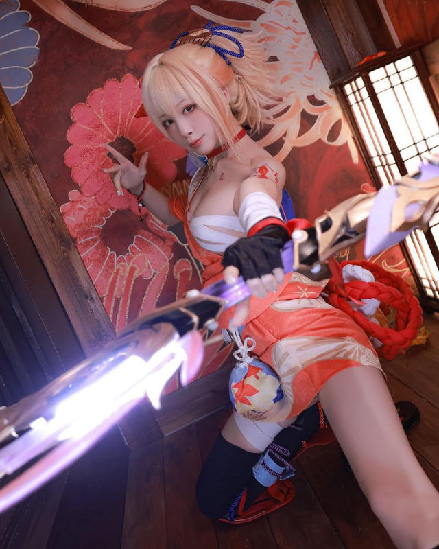 水淼aqua_宵宫cosplay | 水淼aqua在《原神》cos“夏祭女王”宵宫 水淼aqua_宵宫cosplay | 水淼aqua在《原神》cos“夏祭女王”宵宫