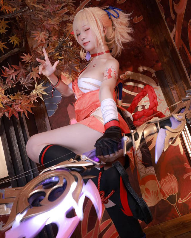 水淼aqua_宵宫cosplay | 水淼aqua在《原神》cos“夏祭女王”宵宫 水淼aqua_宵宫cosplay | 水淼aqua在《原神》cos“夏祭女王”宵宫