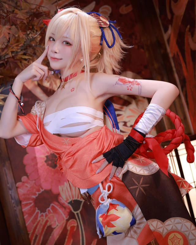 水淼aqua_宵宫cosplay | 水淼aqua在《原神》cos“夏祭女王”宵宫 水淼aqua_宵宫cosplay | 水淼aqua在《原神》cos“夏祭女王”宵宫