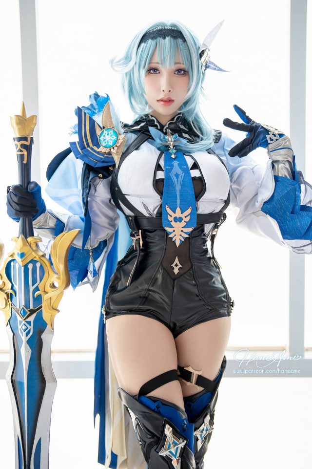 雨波_HaneAme cos优菈 | 雨波_HaneAme在《原神》化身性感迷人的优菈