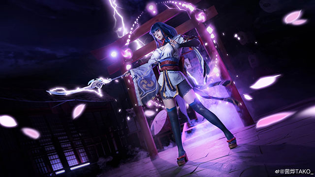 菌烨TAKO cosplay | 菌烨TAKO_在《原神》cos雷电将军 菌烨TAKO cosplay | 菌烨TAKO_在《原神》cos雷电将军