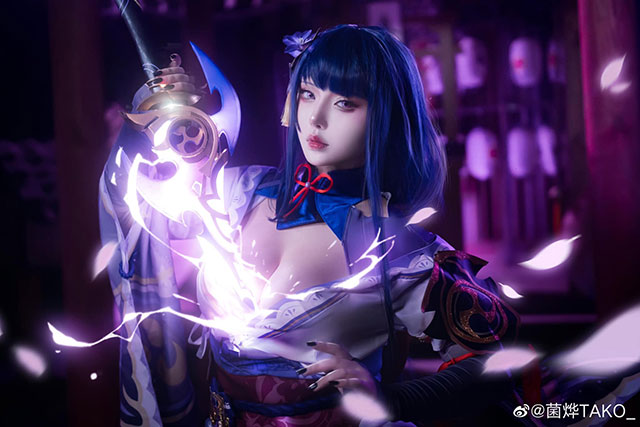 菌烨TAKO cosplay | 菌烨TAKO_在《原神》cos雷电将军 菌烨TAKO cosplay | 菌烨TAKO_在《原神》cos雷电将军