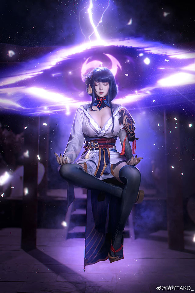 菌烨TAKO cosplay | 菌烨TAKO_在《原神》cos雷电将军 菌烨TAKO cosplay | 菌烨TAKO_在《原神》cos雷电将军