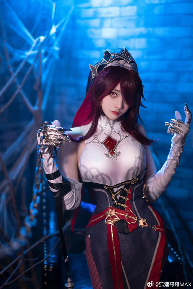 狐狸哥哥MAX cos作品 | 狐狸哥哥MAX在《原神》cos罗莎莉亚修女 狐狸哥哥MAX cos作品 | 狐狸哥哥MAX在《原神》cos罗莎莉亚修女