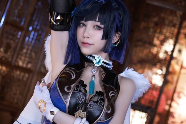 水淼aqua_cos夜兰 | 水淼aqua在《原神》cos“兰姨”夜兰