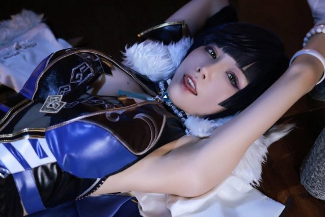 水淼aqua_cos夜兰 | 水淼aqua在《原神》cos“兰姨”夜兰