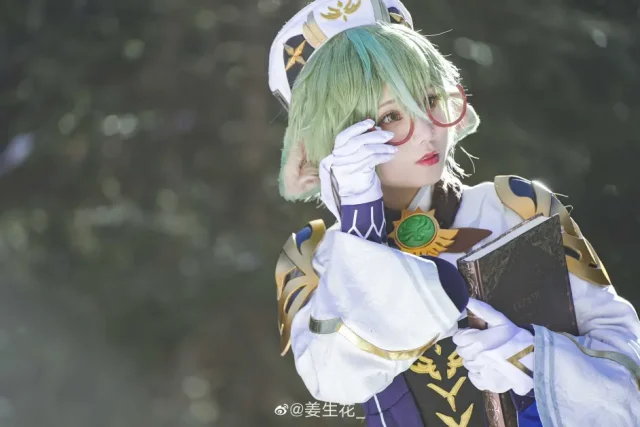 姜生花cos作品 | 姜生花在《原神》cos砂糖,纯真可爱