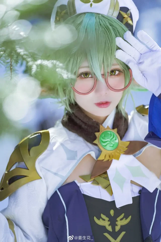 姜生花cos作品 | 姜生花在《原神》cos砂糖,纯真可爱