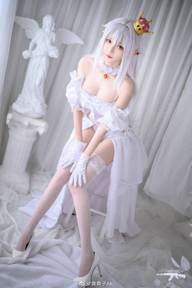 青青子AK cos作品 | 青青子AK在《超级马里奥》化身“幽灵姬” 青青子AK cos作品 | 青青子AK在《超级马里奥》化身“幽灵姬”