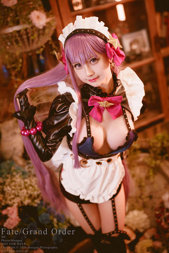 coser@沖田凜花Rinka在《Fate/Grand Order》化身“女仆版”BB