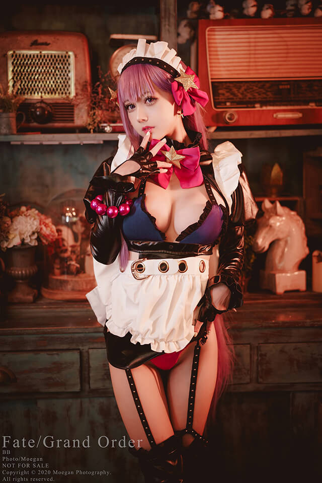 coser@沖田凜花Rinka在《Fate/Grand Order》化身“女仆版”BB