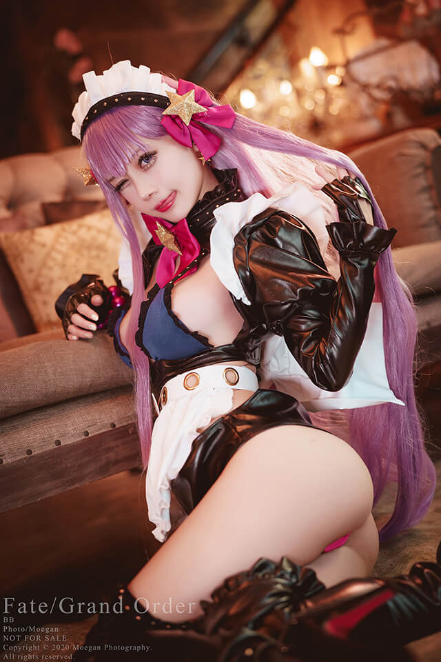 coser@沖田凜花Rinka在《Fate/Grand Order》化身“女仆版”BB