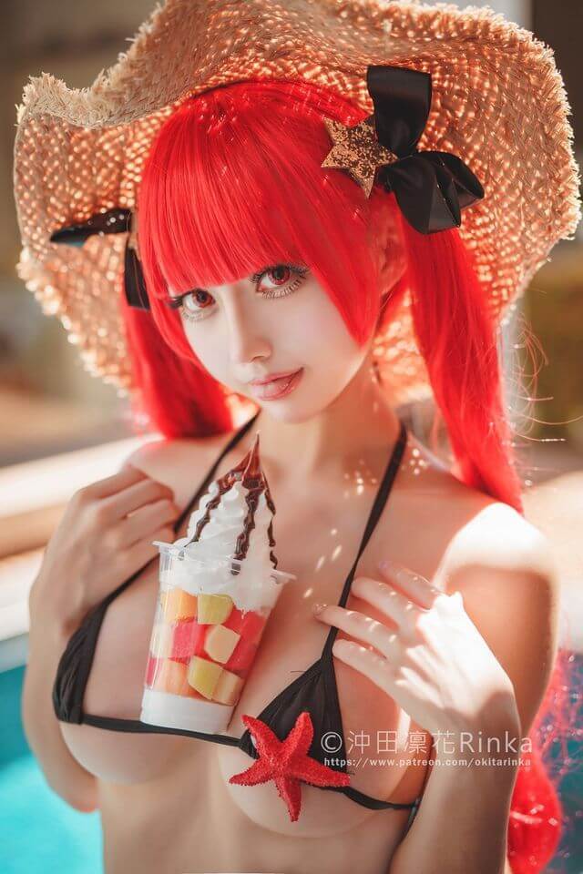 沖田凜花Rinka cos作品 | 沖田凜花Rinka在《碧蓝航线》cos火奴鲁鲁号