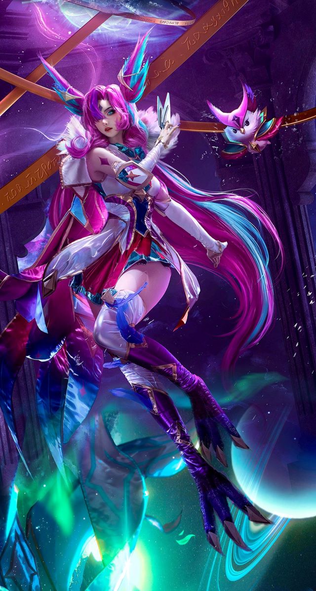 小柔SeeU和W小小白W在《英雄联盟》cos霞洛(Xayah-Rakan) 小柔SeeU和W小小白W在《英雄联盟》cos霞洛(Xayah-Rakan)