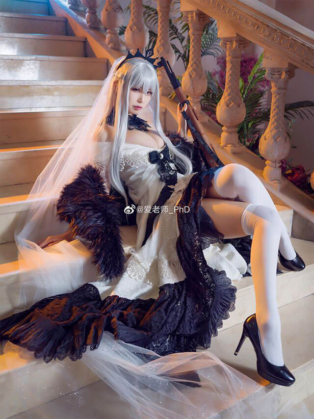 coser@爱老师_PhD在《少女前线》化身美少女K98 coser@爱老师_PhD在《少女前线》化身美少女K98