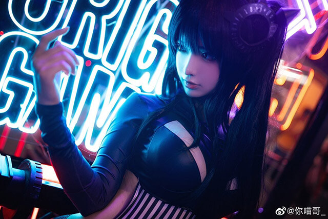 coser@你喵哥_在《少女前线》化身建筑师SPzH3000，性感美丽