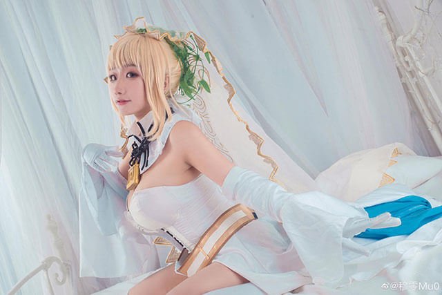 coser@穆零Mu0在《Fate/Grand Order》化身“红saber”尼禄