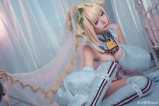 coser@穆零Mu0在《Fate/Grand Order》化身“红saber”尼禄