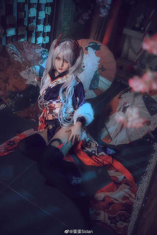 coser@蛋蛋Sidan在《碧蓝航线》变身性感迷人的欧根亲王 coser@蛋蛋Sidan在《碧蓝航线》变身性感迷人的欧根亲王