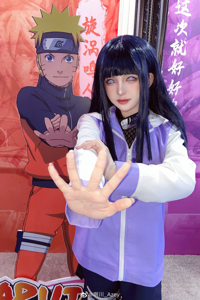 coser@啊川_Azey在《火影忍者》化身漩涡鸣人的妻子日向雏田 coser@啊川_Azey在《火影忍者》化身漩涡鸣人的妻子日向雏田