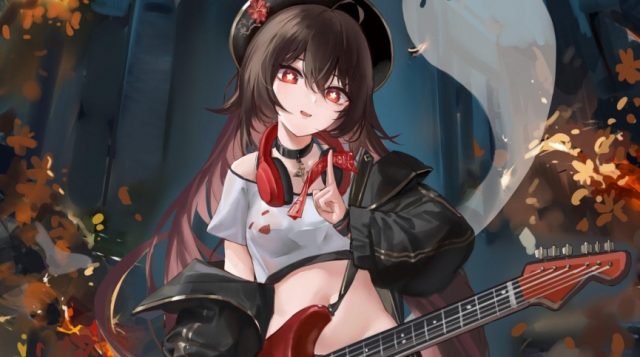 coser@花甲conch在《原神》中化身一个顽皮“胡桃”