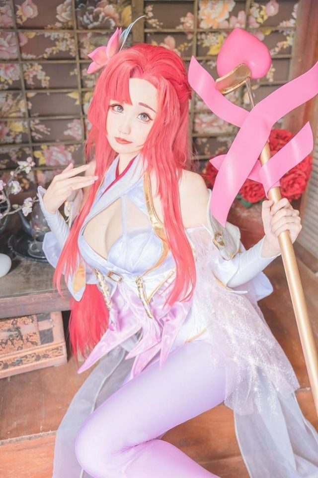 肉感少女coser@Neneko在《王者荣耀》中化身魅力迷人的貂蝉 肉感少女coser@Neneko在《王者荣耀》中化身魅力迷人的貂蝉