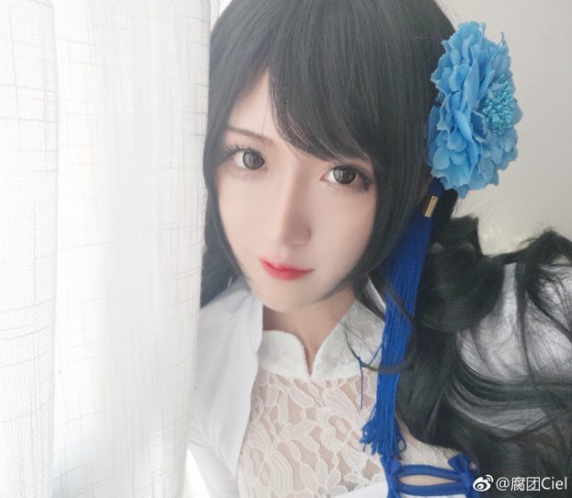 coser@腐团Ciel在《少女前线》化身美丽迷人“旗袍版”95式 coser@腐团Ciel在《少女前线》化身美丽迷人“旗袍版”95式