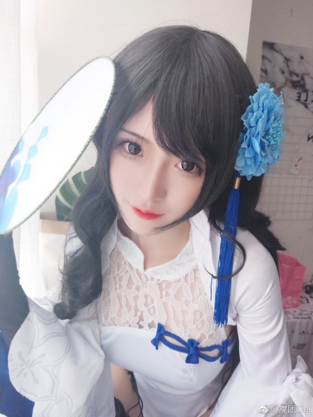 coser@腐团Ciel在《少女前线》化身美丽迷人“旗袍版”95式 coser@腐团Ciel在《少女前线》化身美丽迷人“旗袍版”95式