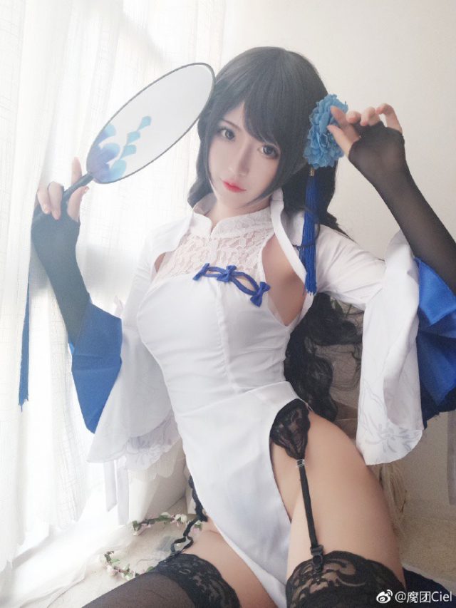 coser@腐团Ciel在《少女前线》化身美丽迷人“旗袍版”95式 coser@腐团Ciel在《少女前线》化身美丽迷人“旗袍版”95式