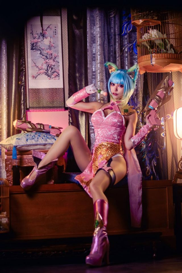 coser@煙_HedY在《传说对决》化身“红莲枪魂-无双”维奥莱特 coser@煙_HedY在《传说对决》化身“红莲枪魂-无双”维奥莱特