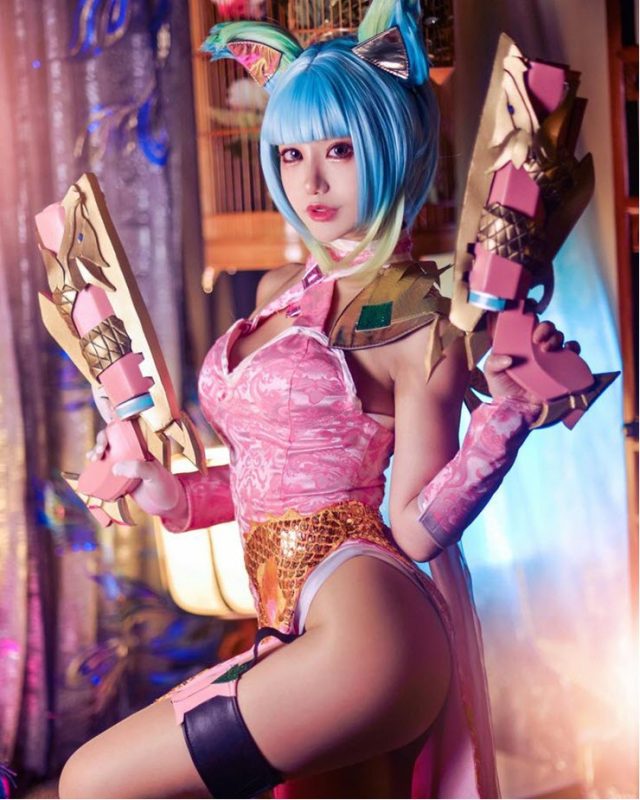 coser@煙_HedY在《传说对决》化身“红莲枪魂-无双”维奥莱特 coser@煙_HedY在《传说对决》化身“红莲枪魂-无双”维奥莱特