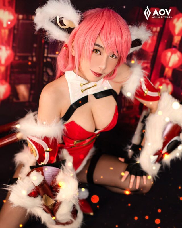 coser@喵少Athena在《传说对决》中化身“烟花少女”齐 coser@喵少Athena在《传说对决》中化身“烟花少女”齐