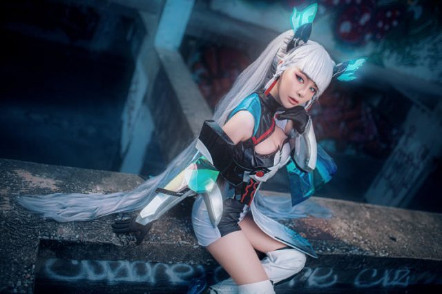 泰国女coser@pang3pong在《传说对决》中化身“龙影忍者”爱里 泰国女coser@pang3pong在《传说对决》中化身“龙影忍者”爱里